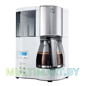 Кофеварка капельная Melitta Optima Glass Timer (белый)